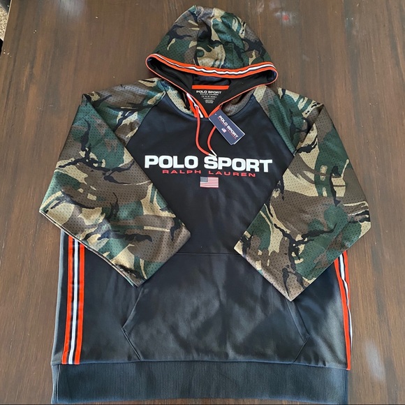 Polo Ralph Lauren Other - Pollo Ralph Lauren Sport Camo Hoodie Sweatshirt